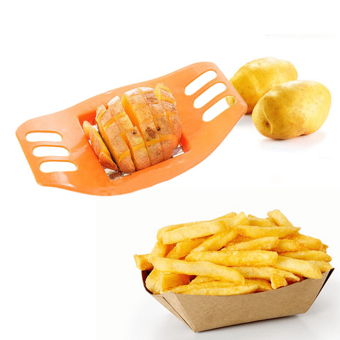 AussieSuperStore Homeware Supplies Potato Wedge Chip Slicer Cutter Potato Wedge Chip Slicer Cutter | Vegetable French Fries Chopper CBPOTATOCUTTER